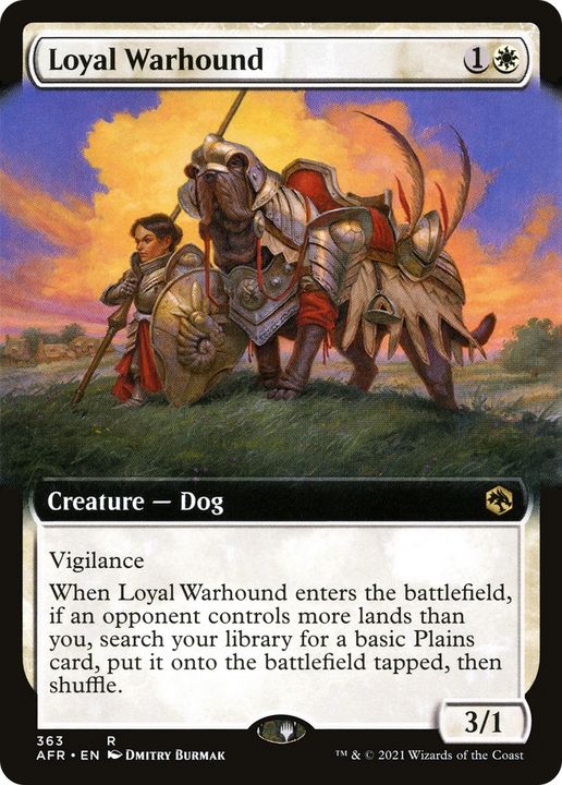 Loyal Warhound in the group Magic the Gathering / Types / Colors / White at Proxyprinters.com (69040)