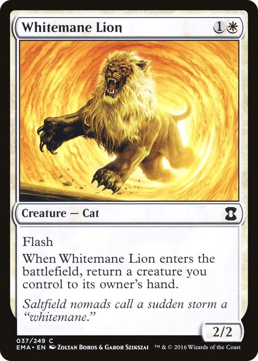 Whitemane Lion in the group Magic the Gathering / Sets / Eternal Masters at Proxyprinters.com (69057)