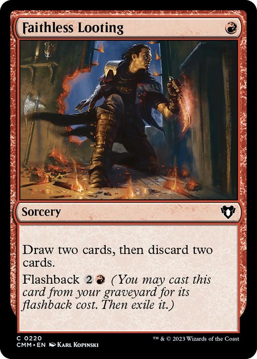 Faithless Looting in the group Magic the Gathering / Types / Colors / Red at Proxyprinters.com (69069)