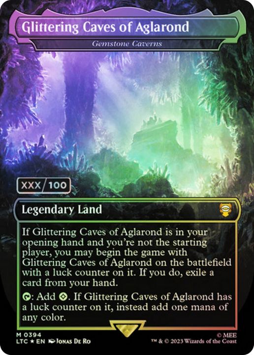 Gemstone Caverns in the group Magic the Gathering / Sets / Tales of Middle-earth Commander at Proxyprinters.com (69077)