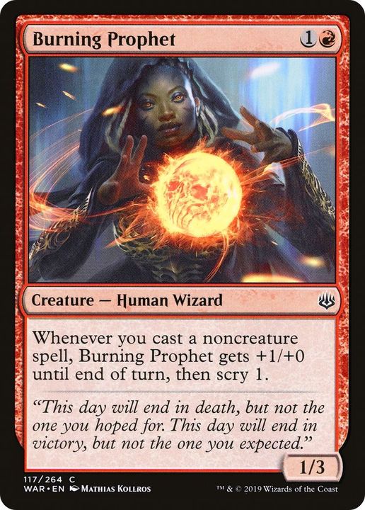 Burning Prophet in the group Magic the Gathering / Types / Creatures / Wizard at Proxyprinters.com (691)