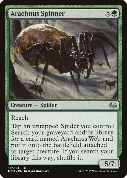 Arachnus Spinner in the group Magic the Gathering / Types / Colors / Green at Proxyprinters.com (69107)