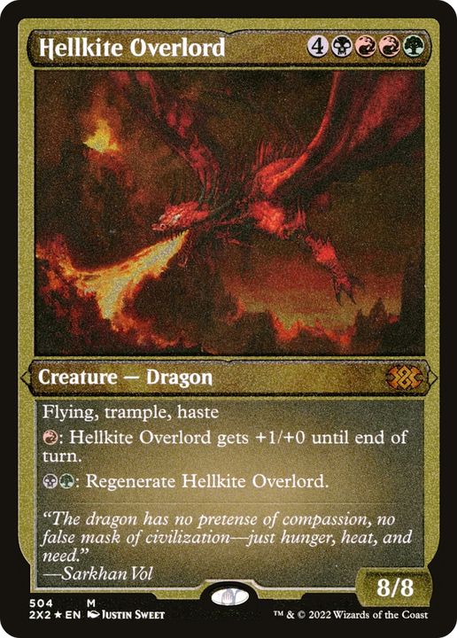 Hellkite Overlord in the group Magic the Gathering / Types / Colors / Multicolors / B, G, R at Proxyprinters.com (69117)