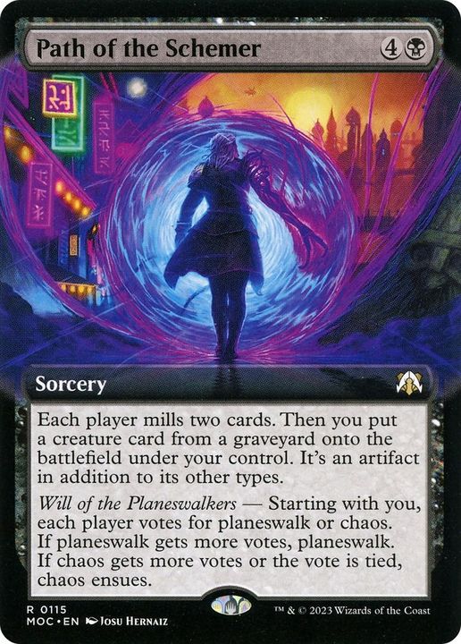 Path of the Schemer in the group Magic the Gathering / Types / Colors / Black at Proxyprinters.com (6913)