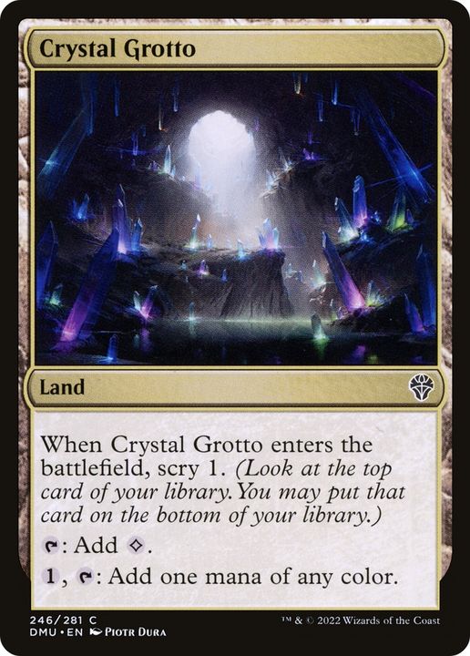 Crystal Grotto in the group Magic the Gathering / Sets / Dominaria United at Proxyprinters.com (69139)