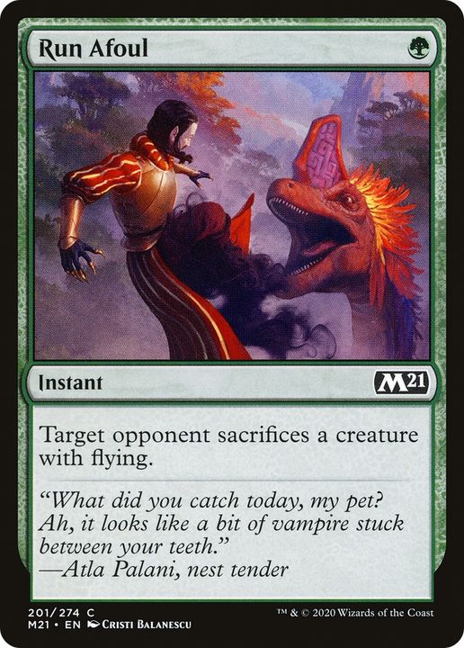 Run Afoul in the group Magic the Gathering / Types / Colors / Green at Proxyprinters.com (69160)