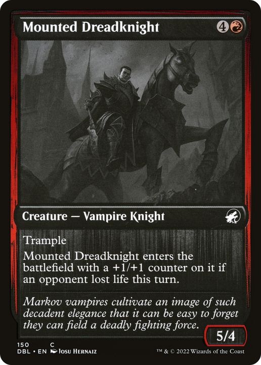 Mounted Dreadknight in the group Magic the Gathering / Types / Colors / Red at Proxyprinters.com (69167)