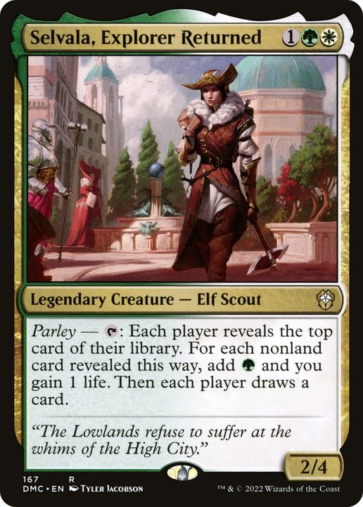 Selvala, Explorer Returned in the group Magic the Gathering / Types / Colors / Multicolors / G, W at Proxyprinters.com (69169)