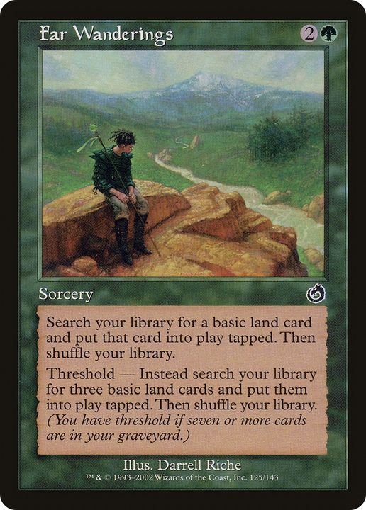 Far Wanderings in the group Magic the Gathering / Types / Colors / Green at Proxyprinters.com (69170)