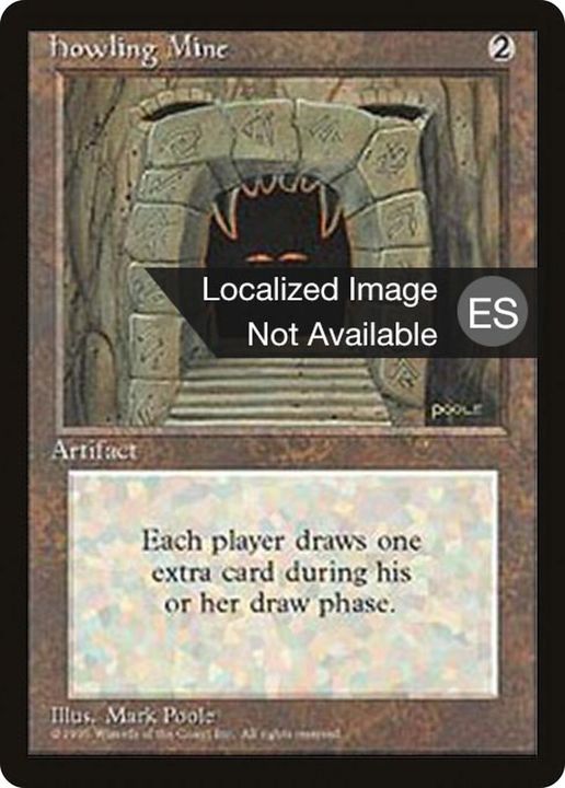 Howling Mine in the group Magic the Gathering / Sets / Fourth Edition Foreign Black Border at Proxyprinters.com (6918)