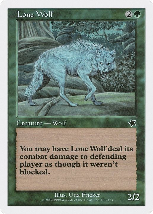 Lone Wolf in the group Magic the Gathering / Sets / Starter 1999 at Proxyprinters.com (69197)