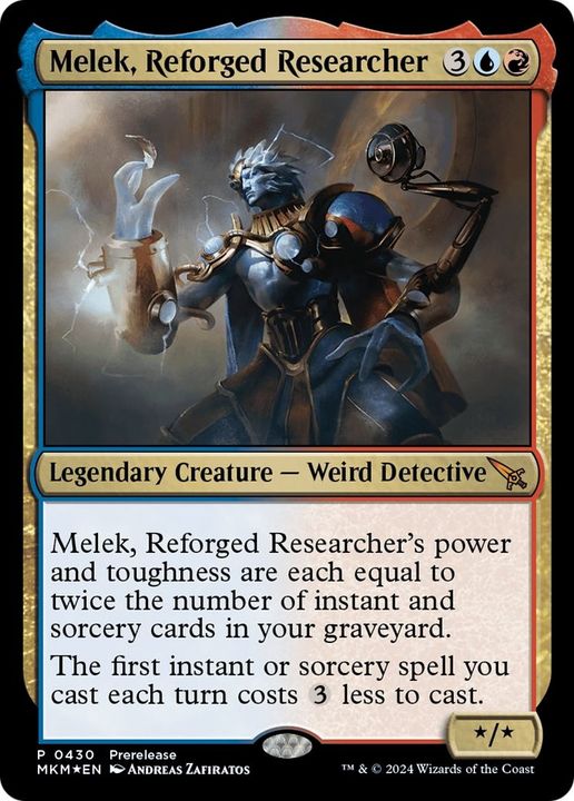 Melek, Reforged Researcher in the group Magic the Gathering / Types / Colors / Multicolors / R, U at Proxyprinters.com (692)