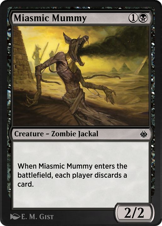 Miasmic Mummy in the group Magic the Gathering / Types / Creatures / Zombie at Proxyprinters.com (69216)