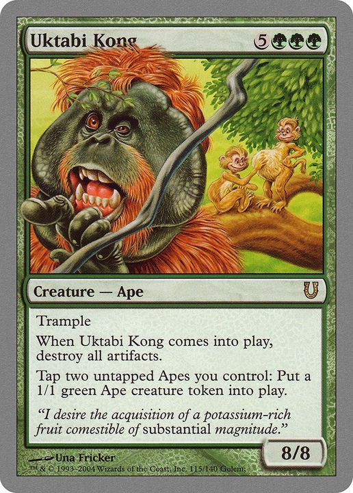 Uktabi Kong in the group Magic the Gathering / Types / Colors / Green at Proxyprinters.com (69238)