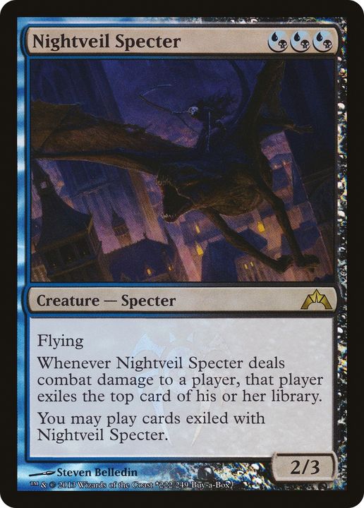 Nightveil Specter in the group Magic the Gathering / Types / Colors / Multicolors / B, U at Proxyprinters.com (69246)