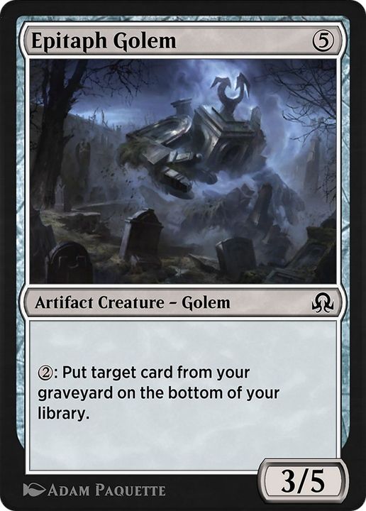 Epitaph Golem in the group Magic the Gathering / Sets / Shadows over Innistrad Remastered at Proxyprinters.com (6925)