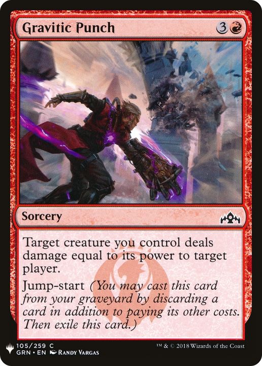 Gravitic Punch in the group Magic the Gathering / Types / Colors / Red at Proxyprinters.com (69256)