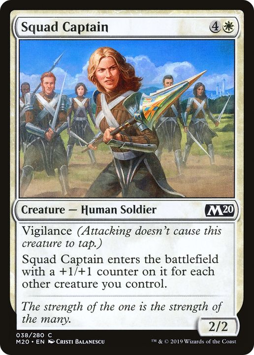 Squad Captain in the group Magic the Gathering / Types / Creatures / Human at Proxyprinters.com (69264)