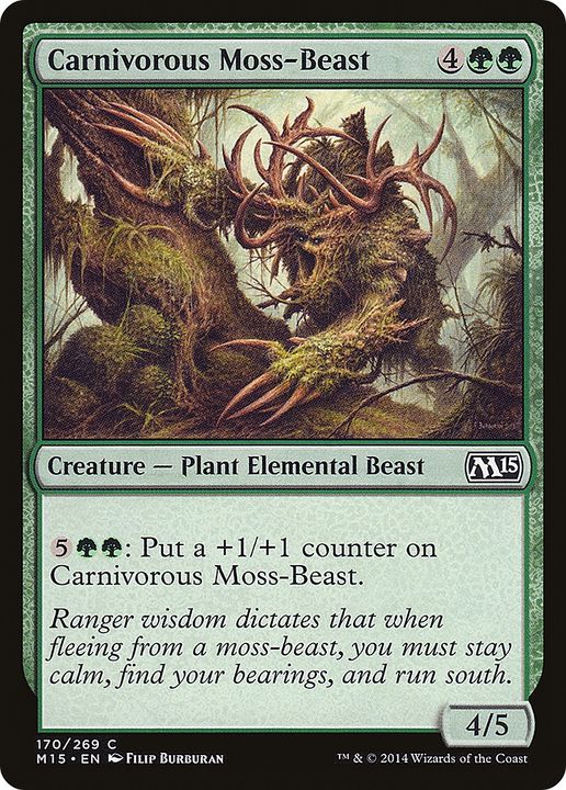 Carnivorous Moss-Beast in the group Magic the Gathering / Types / Colors / Green at Proxyprinters.com (69272)