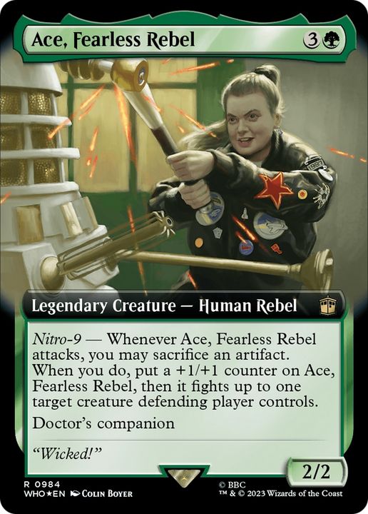 Ace, Fearless Rebel in the group Magic the Gathering / Types / Creatures / Human at Proxyprinters.com (69289)