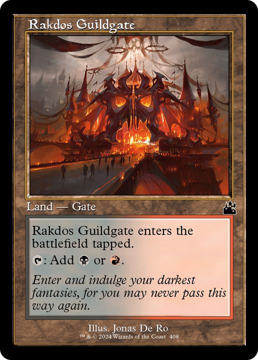 Rakdos Guildgate in the group Magic the Gathering / Types / Colors / Colorless at Proxyprinters.com (69293)