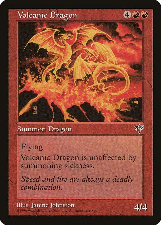 Volcanic Dragon in the group Magic the Gathering / Types / Colors / Red at Proxyprinters.com (69318)