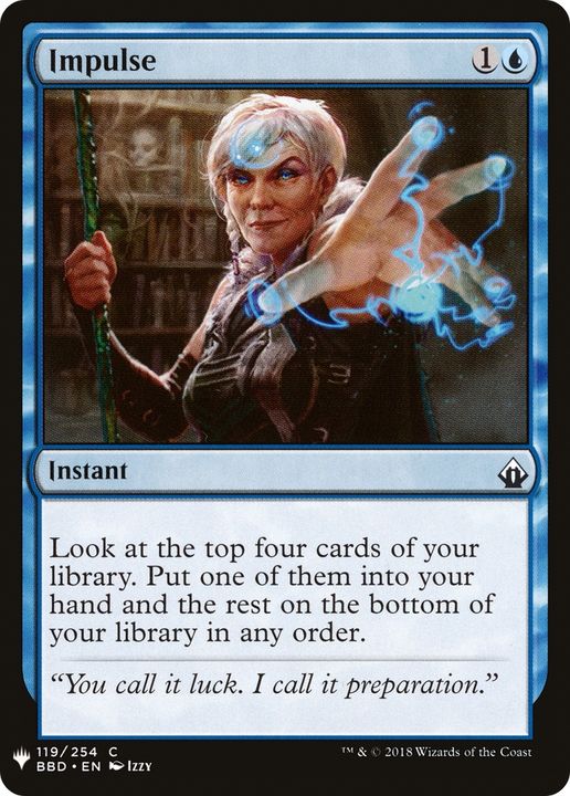 Impulse in the group Magic the Gathering / Types / Colors / Blue at Proxyprinters.com (69327)