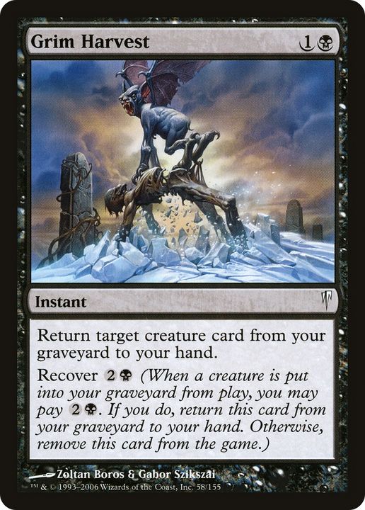 Grim Harvest in the group Magic the Gathering / Types / Colors / Black at Proxyprinters.com (69341)