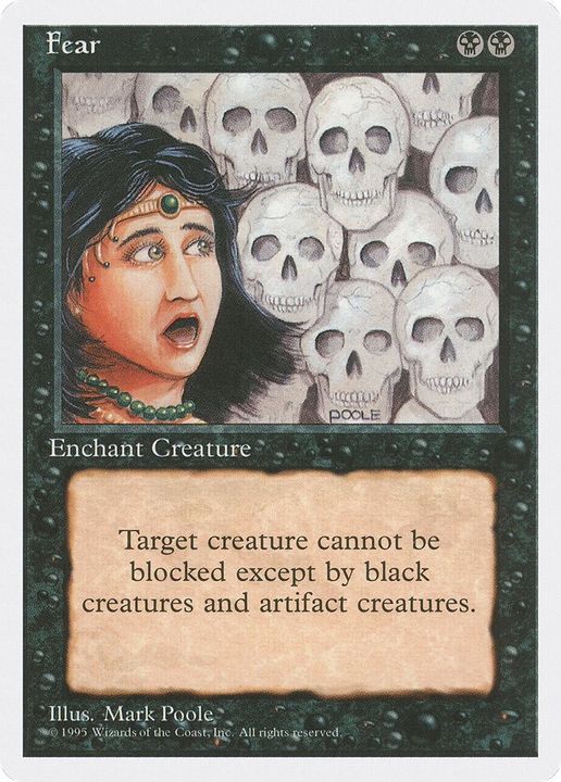 Fear in the group Magic the Gathering / Types / Colors / Black at Proxyprinters.com (6935)