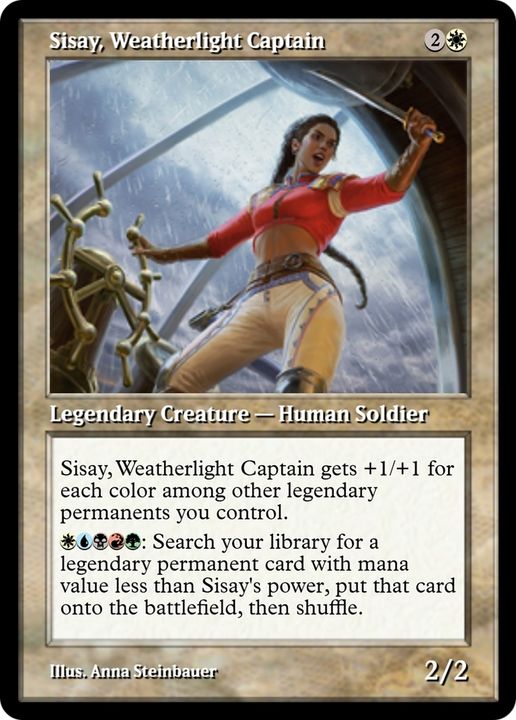 Sisay, Weatherlight Captain in the group Magic the Gathering / Types / Creatures / Human at Proxyprinters.com (69361)