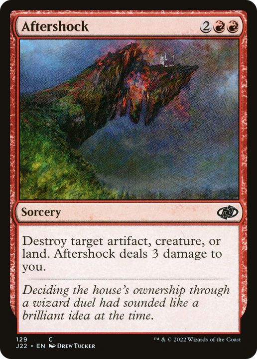 Aftershock in the group Magic the Gathering / Types / Colors / Red at Proxyprinters.com (69379)