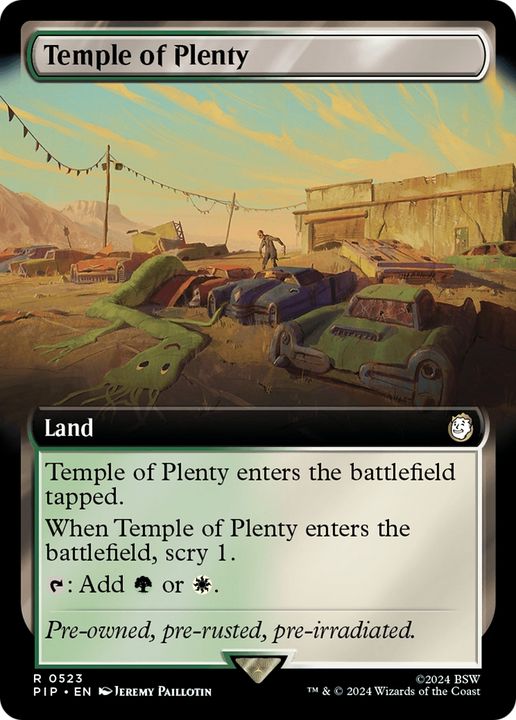 Temple of Plenty in the group Magic the Gathering / Types / Colors / Colorless at Proxyprinters.com (69392)