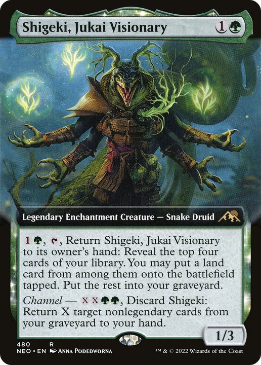 Shigeki, Jukai Visionary in the group Magic the Gathering / Types / Enchantment / Legendary Enchantment at Proxyprinters.com (69397)