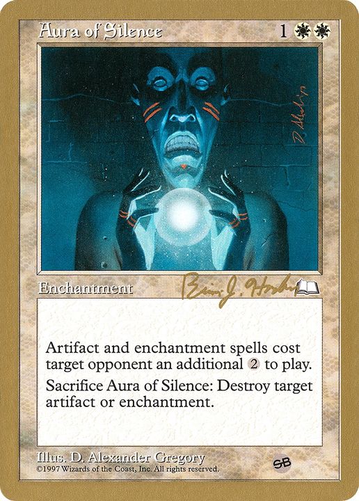 Aura of Silence in the group Magic the Gathering / Types / Enchantment / Enchantment at Proxyprinters.com (69399)