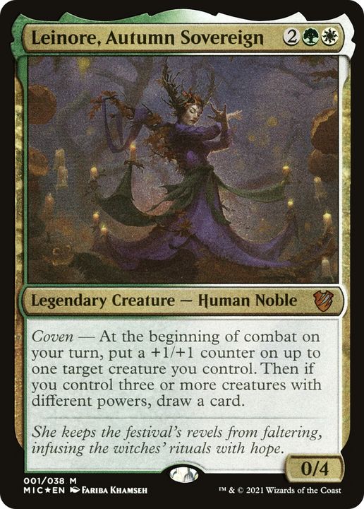 Leinore, Autumn Sovereign in the group Magic the Gathering / Types / Colors / Multicolors / G, W at Proxyprinters.com (69426)