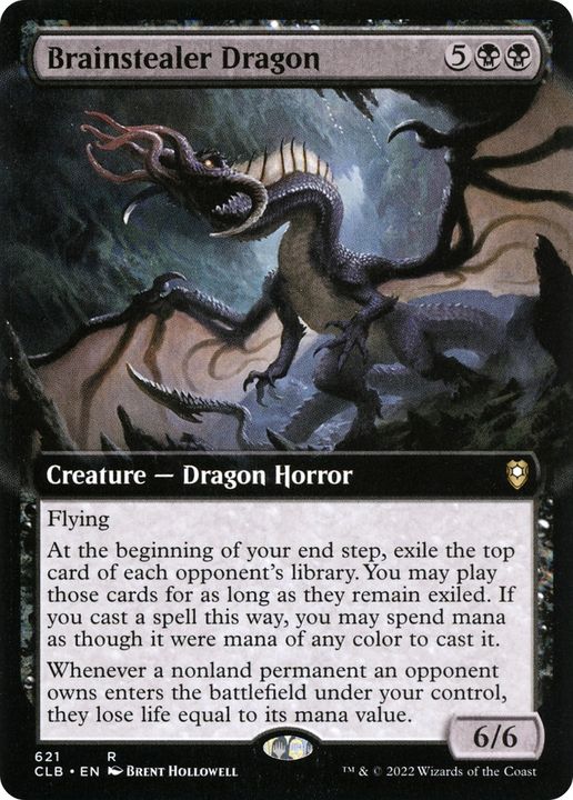 Brainstealer Dragon in the group Magic the Gathering / Types / Colors / Black at Proxyprinters.com (69432)