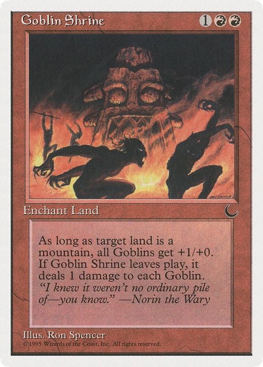 Goblin Shrine in the group Magic the Gathering / Types / Colors / Red at Proxyprinters.com (6945)