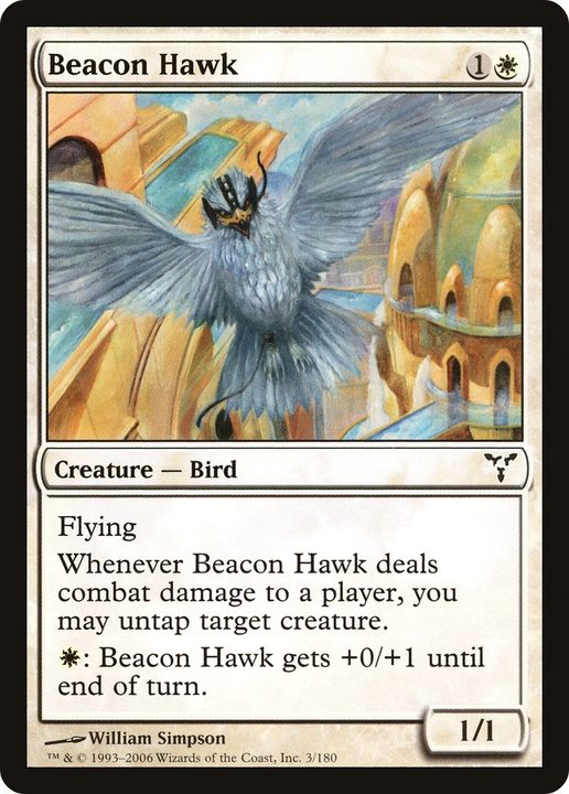 Beacon Hawk in the group Magic the Gathering / Types / Colors / White at Proxyprinters.com (69477)