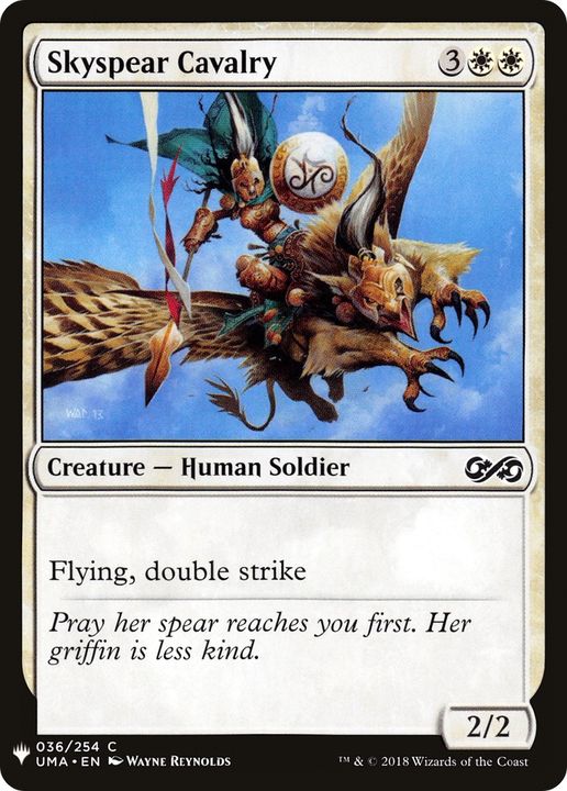 Skyspear Cavalry in the group Magic the Gathering / Types / Creatures / Human at Proxyprinters.com (69485)