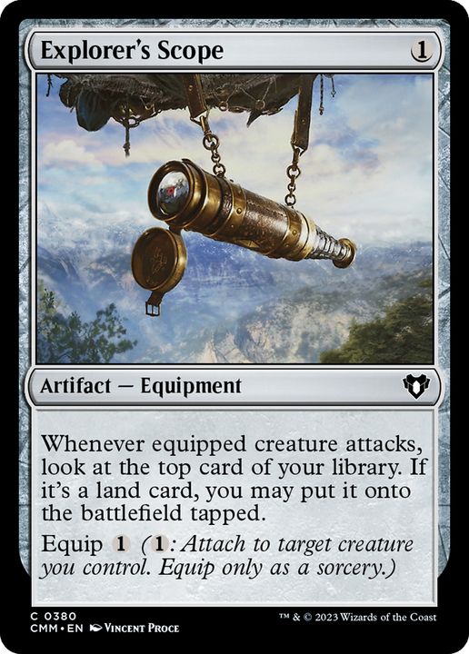 Explorer's Scope in the group Magic the Gathering / Types / Artifacts / Artifact at Proxyprinters.com (69498)