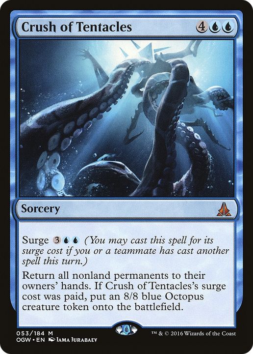 Crush of Tentacles in the group Magic the Gathering / Sets / Oath of the Gatewatch Promos at Proxyprinters.com (69500)