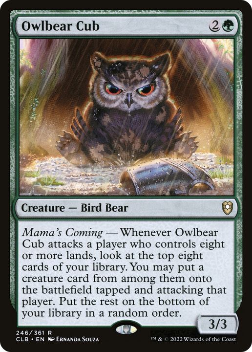 Owlbear Cub in the group Magic the Gathering / Sets / Commander Legends: Battle for Baldur's Gate at Proxyprinters.com (69506)