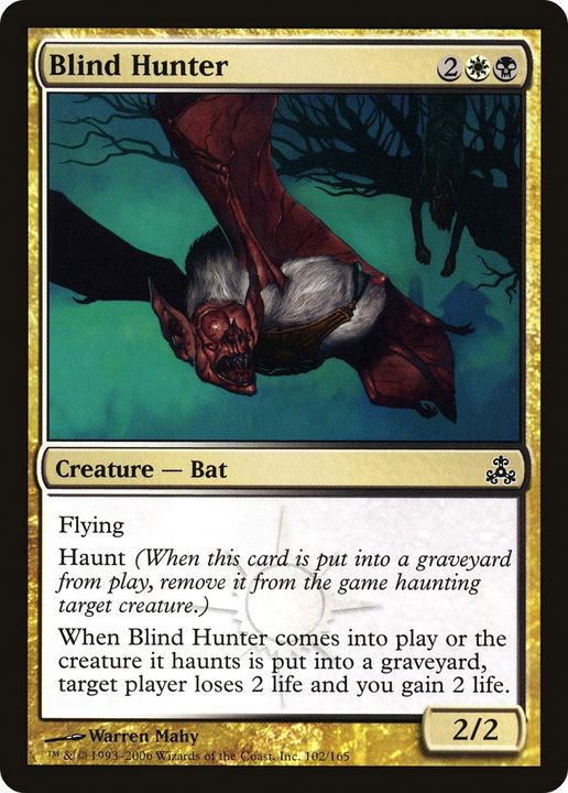 Blind Hunter in the group Magic the Gathering / Types / Colors / Multicolors / B, W at Proxyprinters.com (69517)