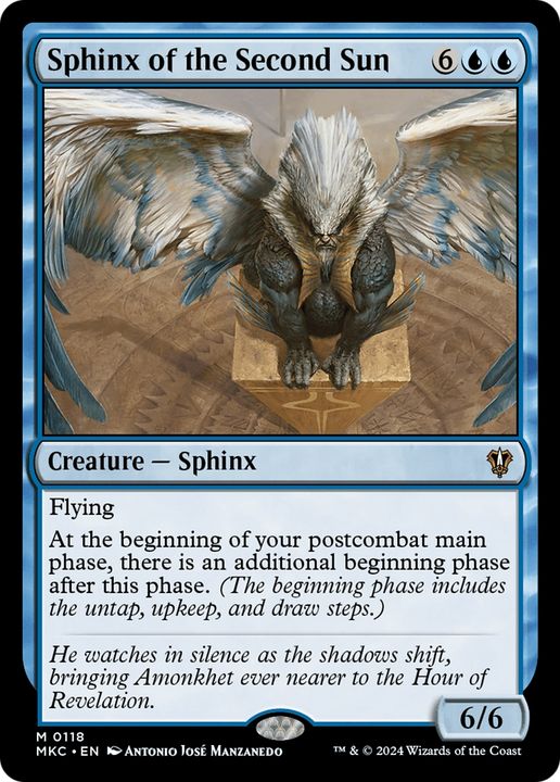 Sphinx of the Second Sun in the group Magic the Gathering / Sets / Murders at Karlov Manor Commander at Proxyprinters.com (69542)