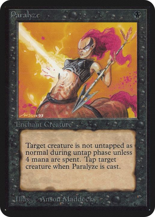 Paralyze in the group Magic the Gathering / Types / Colors / Black at Proxyprinters.com (69549)