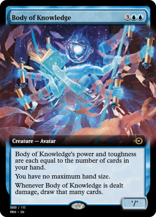 Body of Knowledge in the group Magic the Gathering / Types / Colors / Blue at Proxyprinters.com (69554)