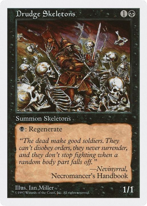 Drudge Skeletons in the group Magic the Gathering / Sets / Fifth Edition at Proxyprinters.com (6956)