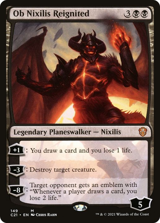 Ob Nixilis Reignited in the group Magic the Gathering / Types / Colors / Black at Proxyprinters.com (69569)