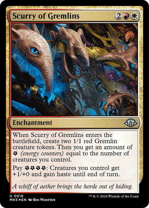 Scurry of Gremlins in the group Magic the Gathering / Types / Enchantment / Enchantment at Proxyprinters.com (69578)