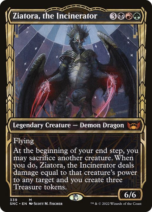 Ziatora, the Incinerator in the group Magic the Gathering / Sets / Streets of New Capenna at Proxyprinters.com (69601)